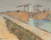 Vincent Van Gogh The Langlois Bridge at Arles with Road alonside the Canal (nn04) china oil painting artist